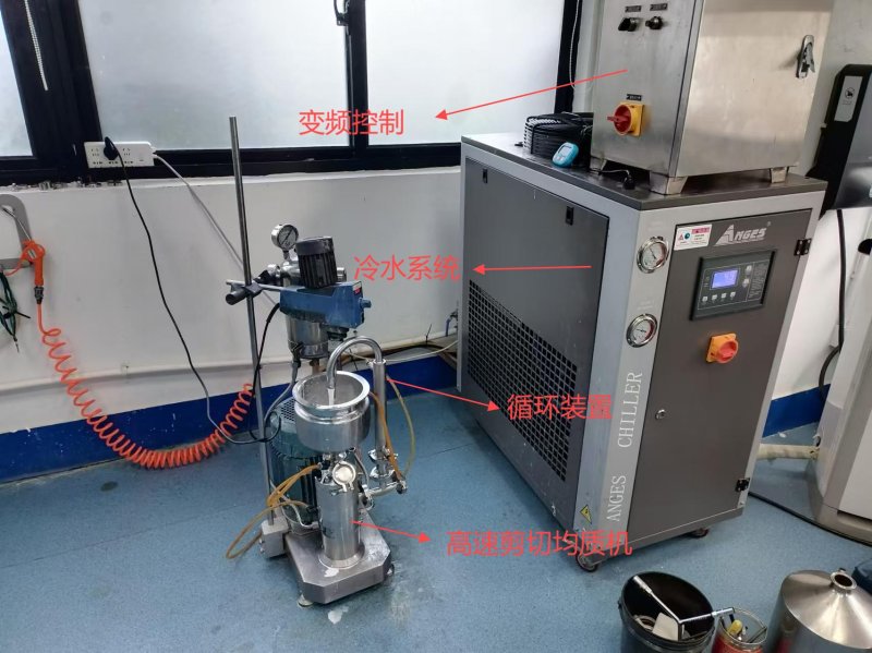 IKN西甲硅油乳劑在線式高速乳化機(jī).jpg
